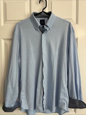 Tailorbyrd Light Blue Button-Down Shirt